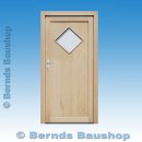 Holzhaustür unbehandelt in der Holzart Fichte; im...