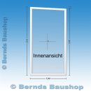schräges Festelement | 124 x 228,5/234,5 cm | 2-fach Glas | weiß | VA581