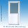 Eingangstür PM-12W | Verglasung: Ornamentglas | weiß | 88 x 180 | DIN rechts auswärts öffnend