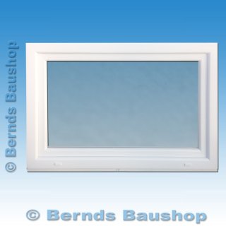 1 flg. Fenster | 100 x 80 | links & rechts | weiß | 2 fach Verglasung
