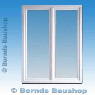 2 flg. Balkontür | weiß | 150 x 200 und 160 x 210 | ISO 4/16/4