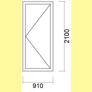 Eingangstür | Vollglas | anthrazit | 91 x 210 | DIN rechts einwärts öffnend | Einzelstück | umlaufend stahlverstärkt | RD701