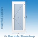 Eingangstür | Vollglastür | anthrazit | 91 x...