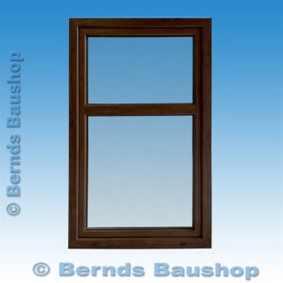 1 flg. Fenster | 101 x 164 | links | Nussbaum | 2-fach Glas | WD261
