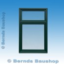 1 flg. Fenster mit Dreh-Kipp Oberlicht | 118 x 192 | links | weiß/ Moosgrün | 2-fach Glas | WG261