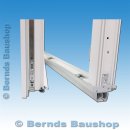 Balkontür mit flacher Schwelle | 100 x 210 | Lager | weiß | 3-fach Glas | beidseitig abschließbar | 1. Sicherheitsstufe