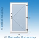 Balkontür beidseitig abschließbar | 120 x 206 | auswärts öffnend | weiß | 2-fach Glas | XL52