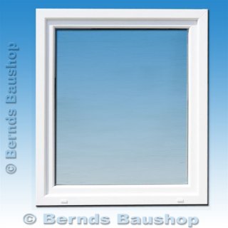 1 flg. Fenster | 120 x 120 | links & rechts | weiß | 2-fach Glas