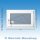 1 flg. Fenster | 92 x 59 | rechs | weiß | 2-fach Glas Milchglas | YJ263