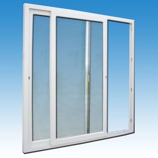 Schiebetür | weiß | 280 x 210 | doppelt schiebbar