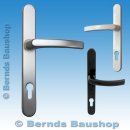 Drückergarnitur Nr. 6 silber, weiß, schwarz