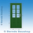 Kunststoff Haustür Landhaus dunkelgrün mit Glas...