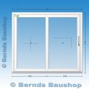 weiße Kunststoff Hebeschiebetür (HST) | 248 x...