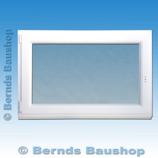 1 flg. Fenster | 120 x 80 | links & rechts | weiß | 2-fach Glas