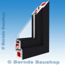 Parallel-Schiebe-Kipp-Tür (PSK) | flache Schwelle | 160 x 210 | anthrazit | links: Festelement | rechts: Schiebe-Kipp-Flügel | 2. Wahl | RL561
