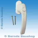 Fenstergriff weiß absperrbar mit Sperrknopf