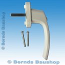 Fenstergriff weiß absperrbar mit Sperrknopf