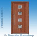 Haustür CK-18G innen weiß / außen Golden Oak