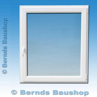 1 flg. Fenster | 100 x 120 | links & rechts | weiß | 2 fach Verglasung