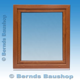 1 flg. Fenster | 100 x 120 | links & rechts | Golden Oak | 2-fach Glas |