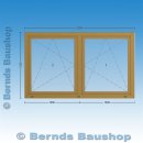 Fenster | 200 x 120 | DK / DK | Golden Oak | 2-fach Glas...