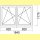2 flg. Fenster | 184 x 117/138,5 inkl. Rollladen (Motor+Insektenrollo) | DK/DK | Golden Oak | 2-fach Glas | RA412