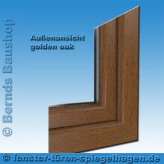 1 flg. Fenster | 118,5 x 66,5 | links | Golden Oak | RA263