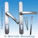 Drückergarnitur- Nr. 672  - Silber Dornmaß: 72 mm