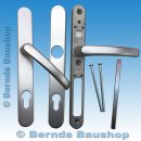 Drückergarnitur- Nr. 672  - Silber Dornmaß: 72 mm