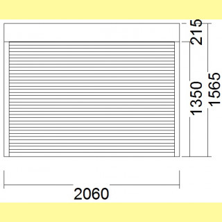 2 flg. Fenster | 206 x 135 + 21,5 cm Aufsatzrollladen mit Motor | schokobraun | DK/ DK | SF411