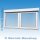 2 flg. Fenster | 206 x 135 + 21,5 cm Aufsatzrollladen mit Motor | DK/DK | schokobraun | 2-fach Glas | SF411