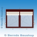 2 flg. Fenster mit Rolladen | 246 x 145 + 21,5 | DK/DK |...