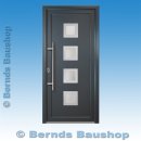 Haustür CK-18A | Ornamentglas 504 | anthrazit