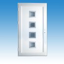 Haustür CK-18A | Ornamentglas 504 | anthrazit