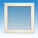 1 flg. Fenster | 80 x 100 | rechts | weiß | 2-fach Glas |