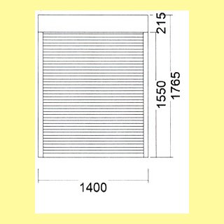 2 flg. Fenster | 140 x 155 + 21,5 cm Aufsatzrollladen mit Motor | weiß | DK/ DK | TC412