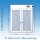 Fenster mit Aufsatzrollladen | 140 x 155 + 21,5 cm | weiß | 3-fach Glas | TC412