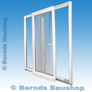Parallel-Schiebe-Kipp-Tür - PSK | 200 x 200 | weiß | 2-fach Glas