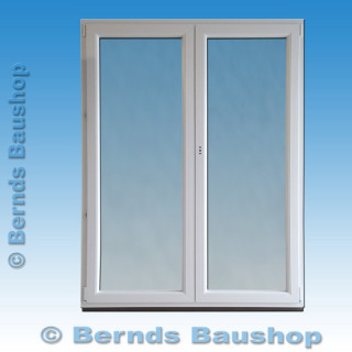 2 flg. Balkontür | weiß | 2 fach Verglasung | flache Balkontürschwelle | 200 x 200 (B x H in cm)