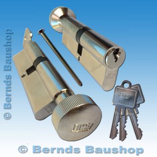 Zylinder | 45/60 mit Drehknauf | 3 Schlüssel | ZK-22