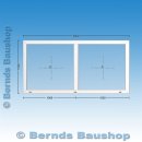 Festelement | 200 x 120 cm | 2-fach-Glas | weiß |...