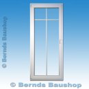 1 flg. Balkontür mit Sprossen | 90 x 210 | links | weiß | 2-fach Glas | UA521