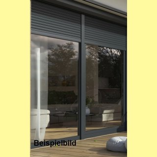 2 tlg. Vorbau-Rollladen | 45 Grad, 18 cm | anthrazit | 284 x 274 | UA813