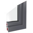 Fenster-Stulp | 127 x 136 | links Dreh;rechts Dreh-Kipp | Basaltgrau | UA311