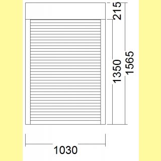 1 flg. Fenster mit Sprossen | 103 x 140 | links | weiß/ Basaltgrau | 3-fach Glas | Energy | inkl. Aufsatzrollladen 103 x 156,5 | UA2610