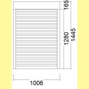 Vorbau-Rollladen | 45 Grad, 16,5 cm | braun | 100,6 x...