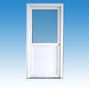 Kunststoff Nebeneingangstür AK-12 | weiß | Klarglas